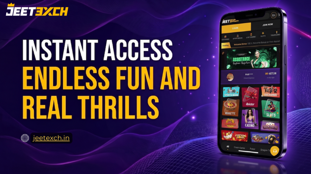 Jeetexch: Instant Access, Endless Fun and Real Thrills