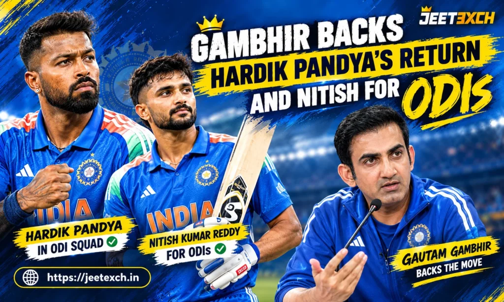 Jeetexch - hardik-pandya-return