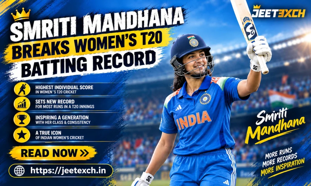 Smirti Mandhana Batting Record.